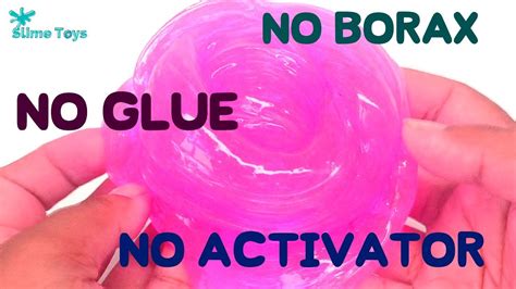 How To Make Slime No Glue Or Activator